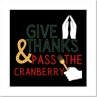 Cranberry Sauce Thanksgiving Dinner Funny Posters and Art